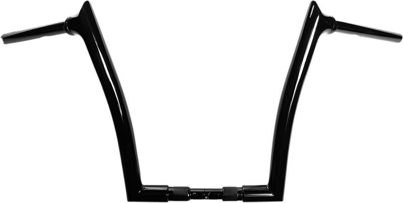 FAT BAGGERS INC. 1-1/2" EZ Install Pointed Top Handlebar - 14" - Black 806014-B