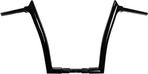 FAT BAGGERS INC. 1-1/2" EZ Install Pointed Top Handlebar - 14" - Black 806014-B