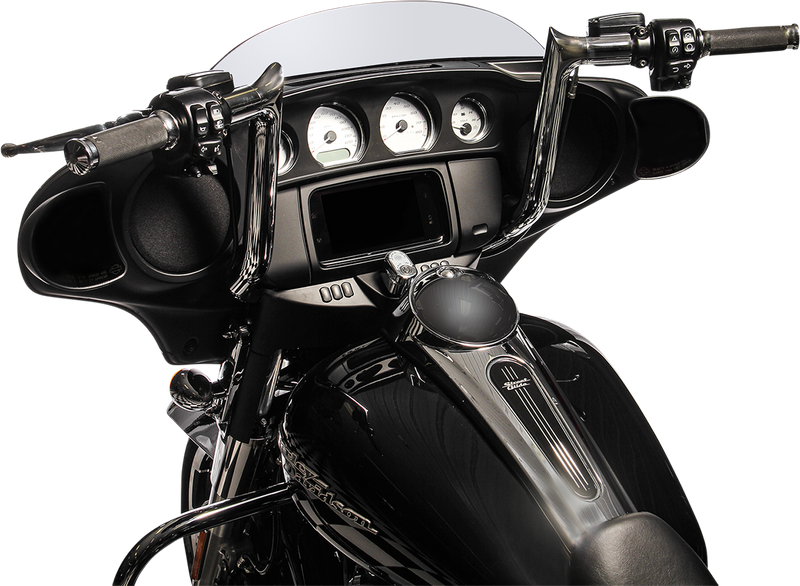 FAT BAGGERS INC. 1-1/2" EZ Install Pointed Top Handlebar - 14" - Chrome 805014