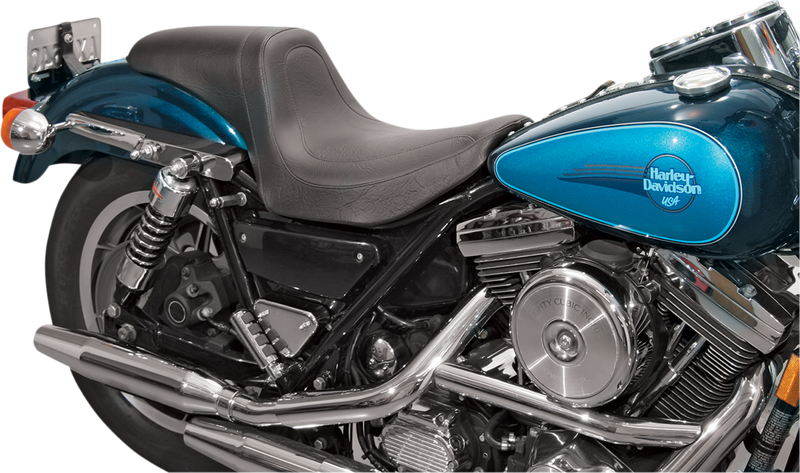 MUSTANG Fastback™ One-Piece 2-Up Seat- Stitched - Black - FXR '82-'00