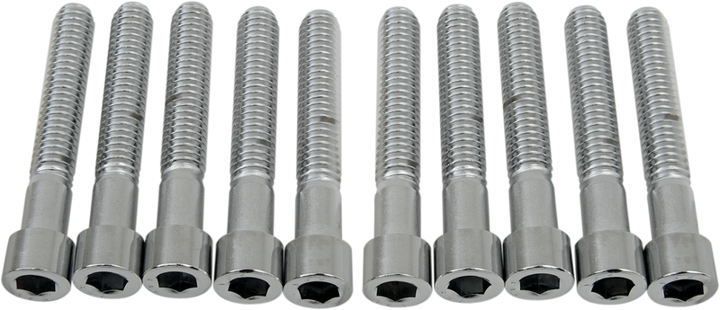 DRAG SPECIALTIES Replacement Socket-Head Bolt - Smooth/Coarse Thread - 5/16-18 x 2" - 10 Pack