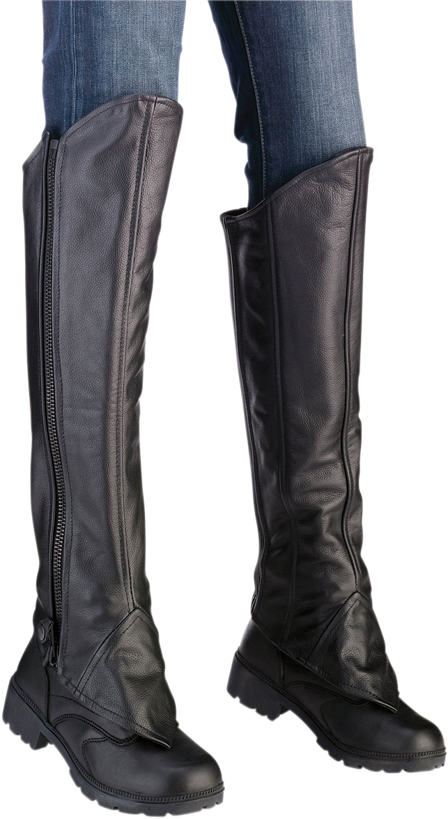 Z1R Women's Half Chaps - Black