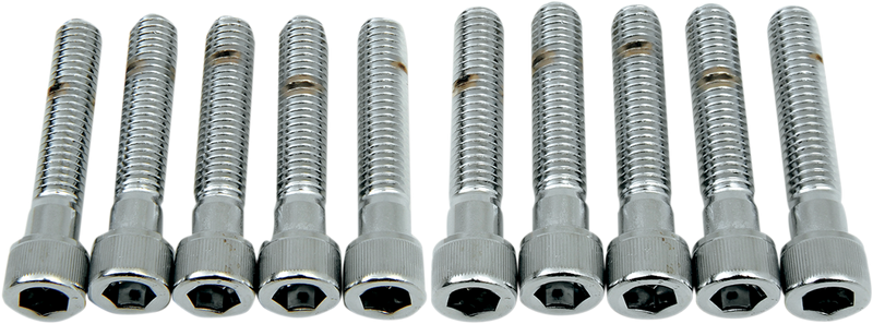 DRAG SPECIALTIES Socket-Head Knurled Bolts - 3/8-16 x 2" - 5 Pack