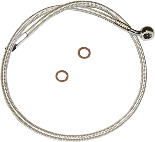 MAGNUM SHIELDING Brake Line - 10mm-Straight - 21" - Sterling Chromite II AS37621