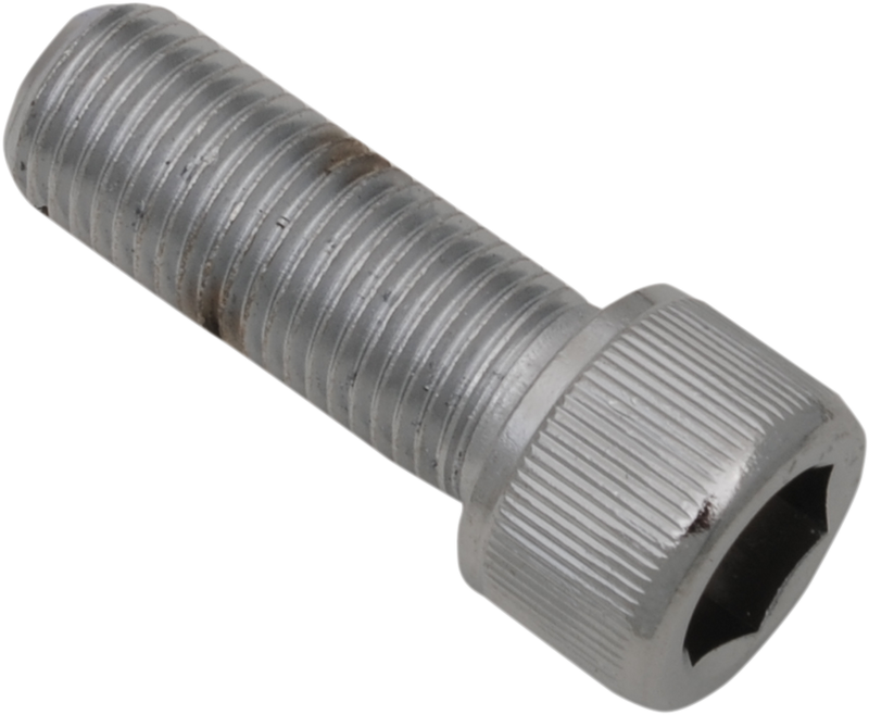 DRAG SPECIALTIES Replacement Fine Thread Socket-Head Bolt - Knurled - 3/8"-24 x 3/4" - 10-Pack
