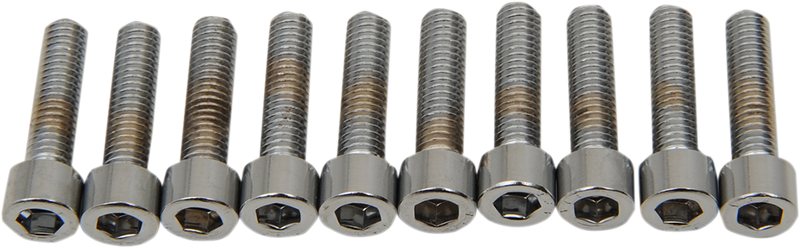 DRAG SPECIALTIES Replacement Socket-Head Bolts - #10-32 x 7/8" - 10 Pack