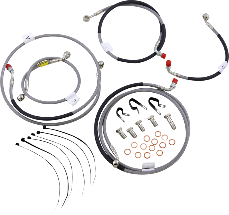 GBRAKES Brake Line - Stainless Steel FK003D813-5