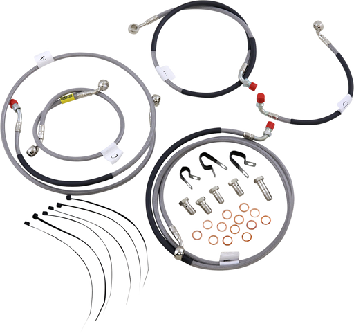 GBRAKES Brake Line - Stainless Steel FK003D813-5