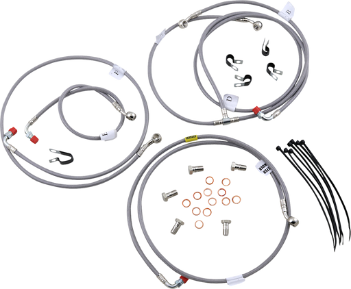 GBRAKES Brake Line - Stainless Steel FK003D803-6