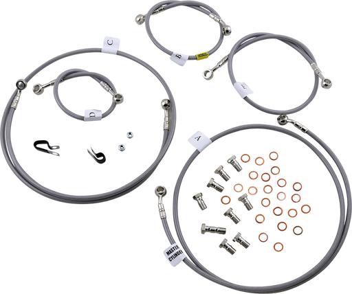 GBRAKES Brake Line - Stainless Steel FK003D809-5