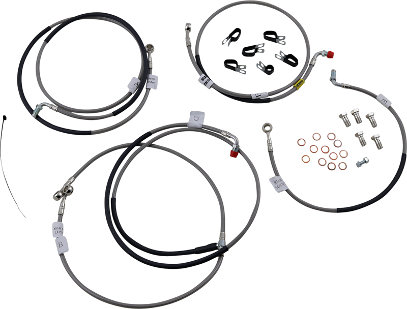 GBRAKES Brake Line - Stainless Steel FK003D811-6