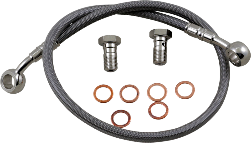 GBRAKES Brake Line - Stainless Steel FK003D214R