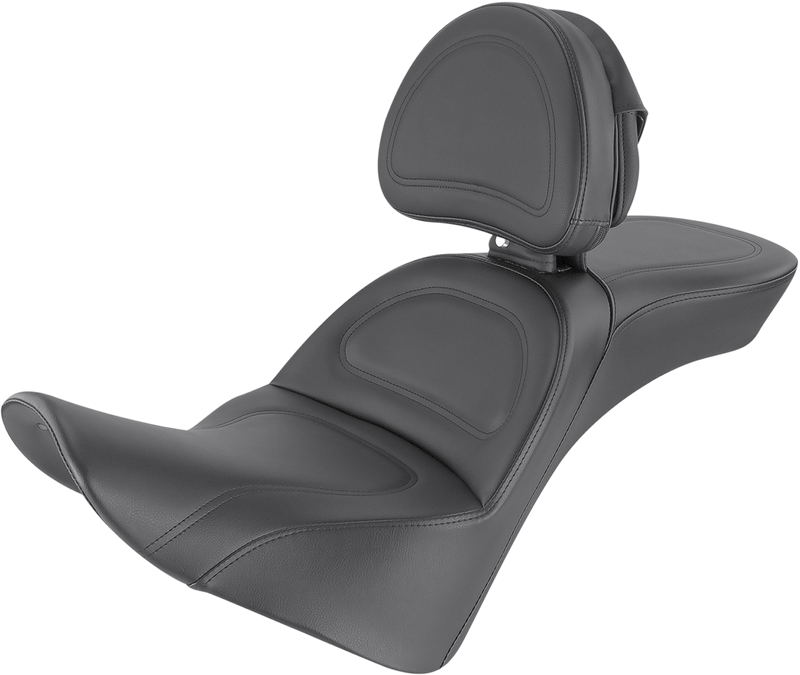 SADDLEMEN Explorer™ Seat - w/ Driver Backrest - Softail '18-'24