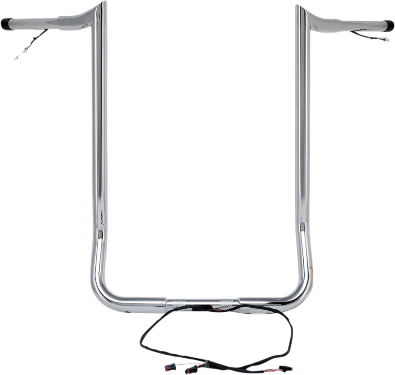 PAUL YAFFE BAGGER NATION Handlebar - Monkey Bar - Pre-Wired - 16" - Chrome H00907-W