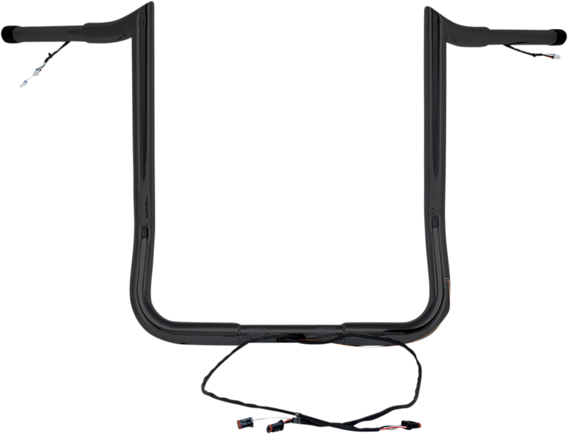 PAUL YAFFE BAGGER NATION Handlebar - Monkey Bar - Pre-Wired - 12" - Black H00900-W