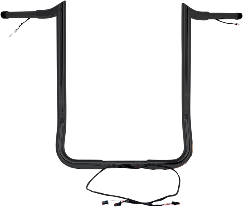 PAUL YAFFE BAGGER NATION Handlebar - Monkey Bar - Pre-Wired - 14" - Black H00904-W