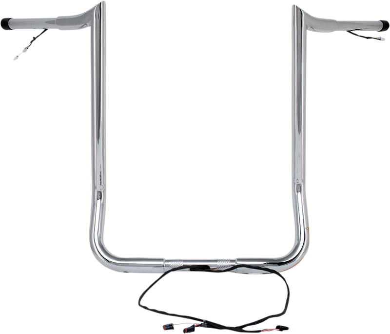 PAUL YAFFE BAGGER NATION Handlebar - Monkey Bar - Pre-Wired - 14" - Chrome H00905-W