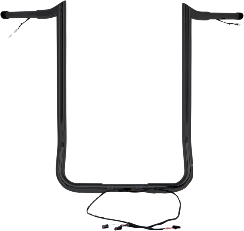 PAUL YAFFE BAGGER NATION Handlebar - Monkey Bar - Pre-Wired - 16" - Black H00906-W