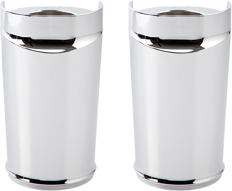 ARLEN NESS Standard Length Fork Boot Cover - Chrome - Smooth - '14-'24 FLH/FLT