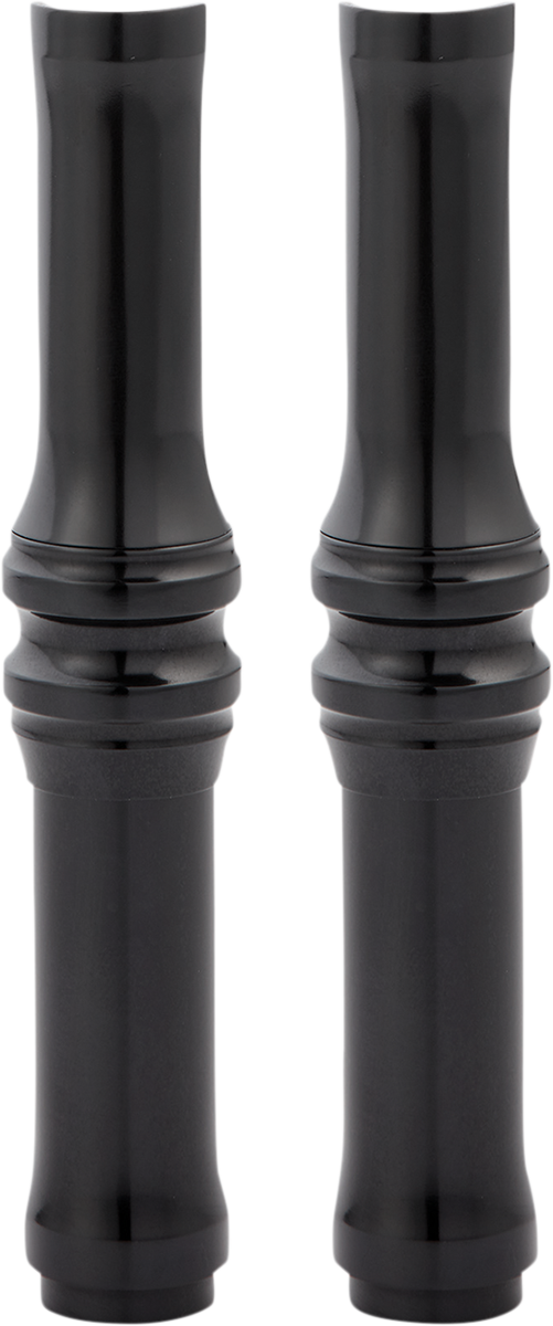 ARLEN NESS Pushrod Tube Cover Kit - 10 Gauge - Black - Twin Cam