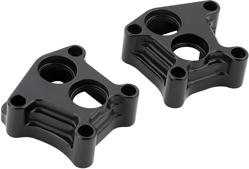 ARLEN NESS Lifter Block Covers - 10 Gauge - Twin Cam - Black Anodized