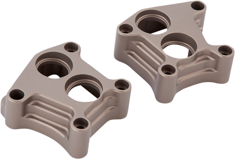 ARLEN NESS Lifter Block Covers - 10 Gauge - Titanium Anodized - Twin Cam