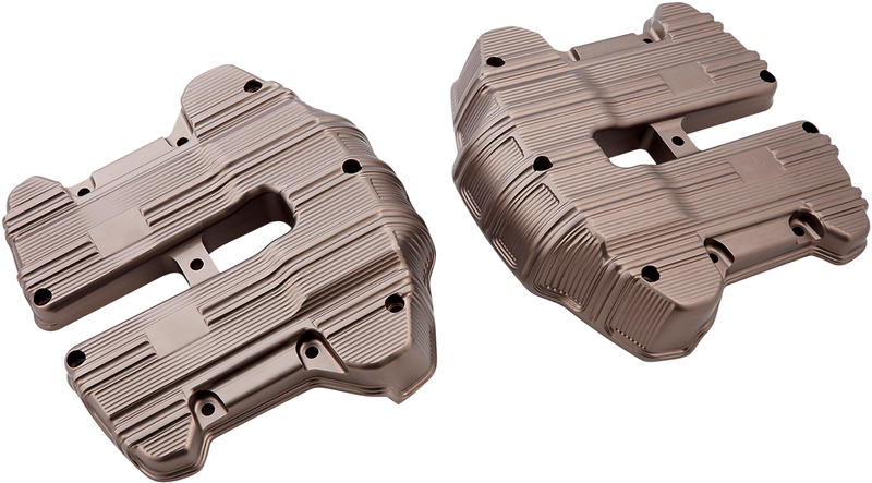 ARLEN NESS 10 Gauge Rocker Box Top Covers - M8 - Titanium Anodized