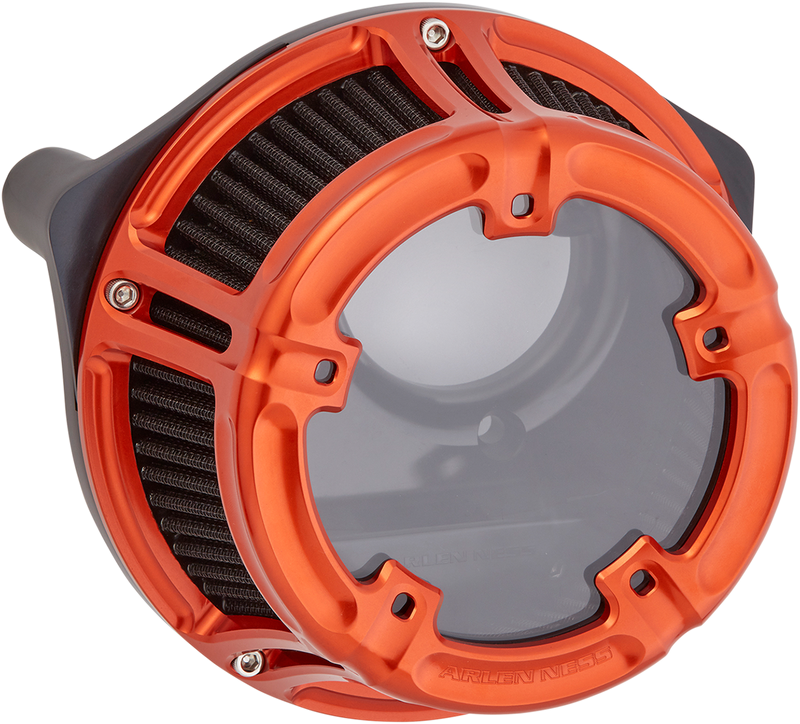 ARLEN NESS Method Clear Series Air Cleaner - Orange Anodized