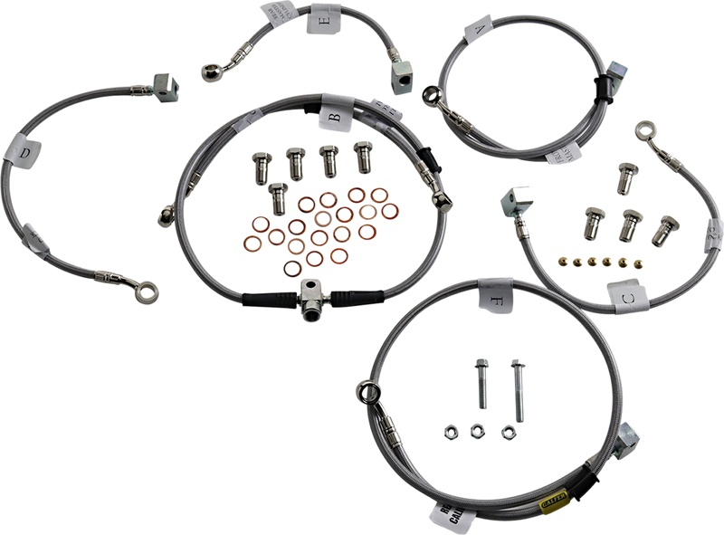 GBRAKES Brake Line - Stainless Steel FK003D924-7