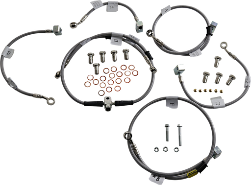 GBRAKES Brake Line - Stainless Steel FK003D924-7