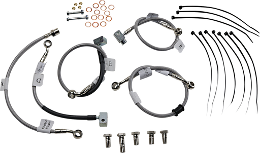 GBRAKES Brake Line - Stainless Steel FK003D928-5