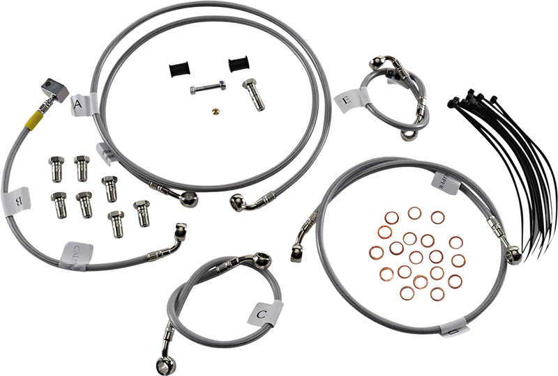 GBRAKES Brake Line - Stainless Steel FK003D935-5