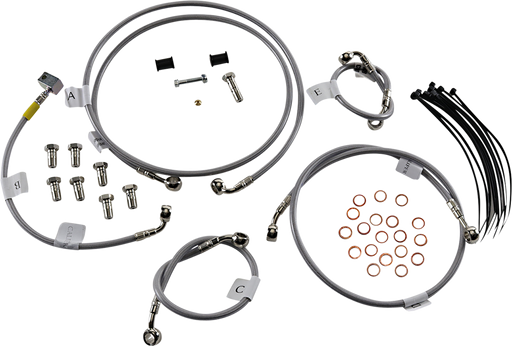 GBRAKES Brake Line - Stainless Steel FK003D935-5