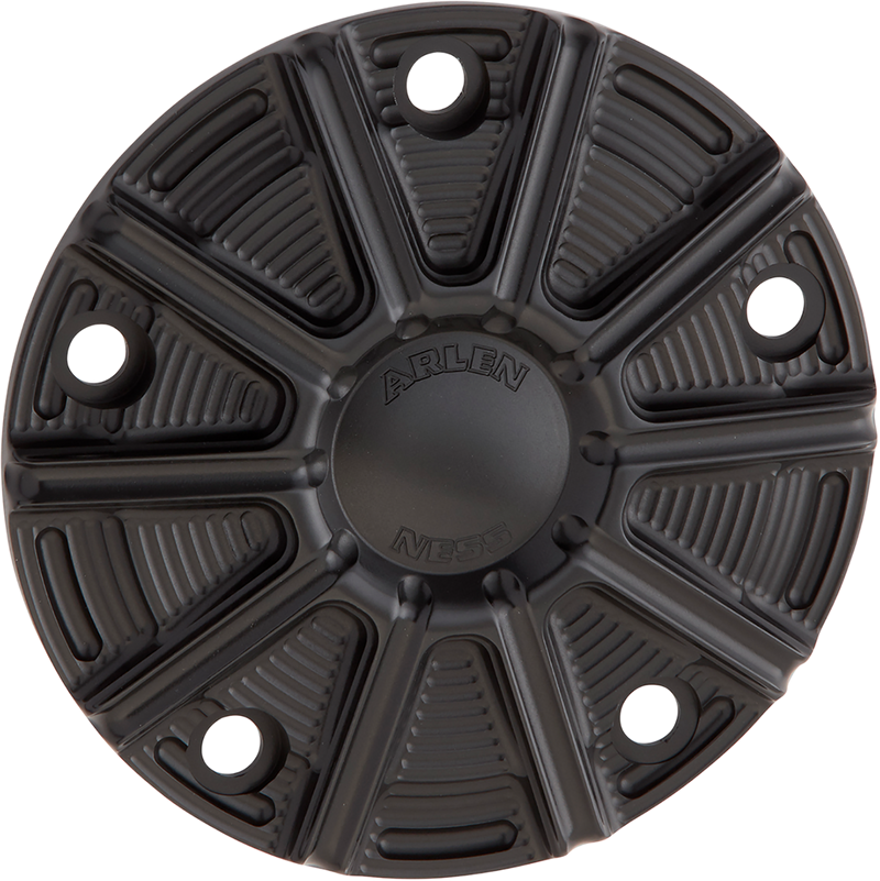 ARLEN NESS 10-Gauge Points Cover - Twin Cam - Black Anodized