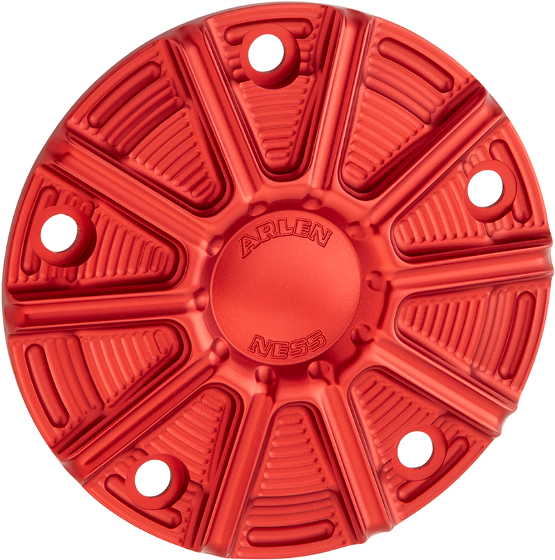 ARLEN NESS 10-Gauge Points Cover - Red Anodized - Twin Cam