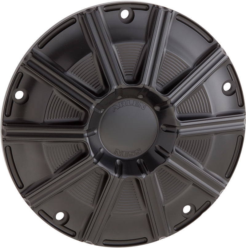 ARLEN NESS 10-Gauge Derby Cover - Black Anodized - Touring/Trike '15-'24