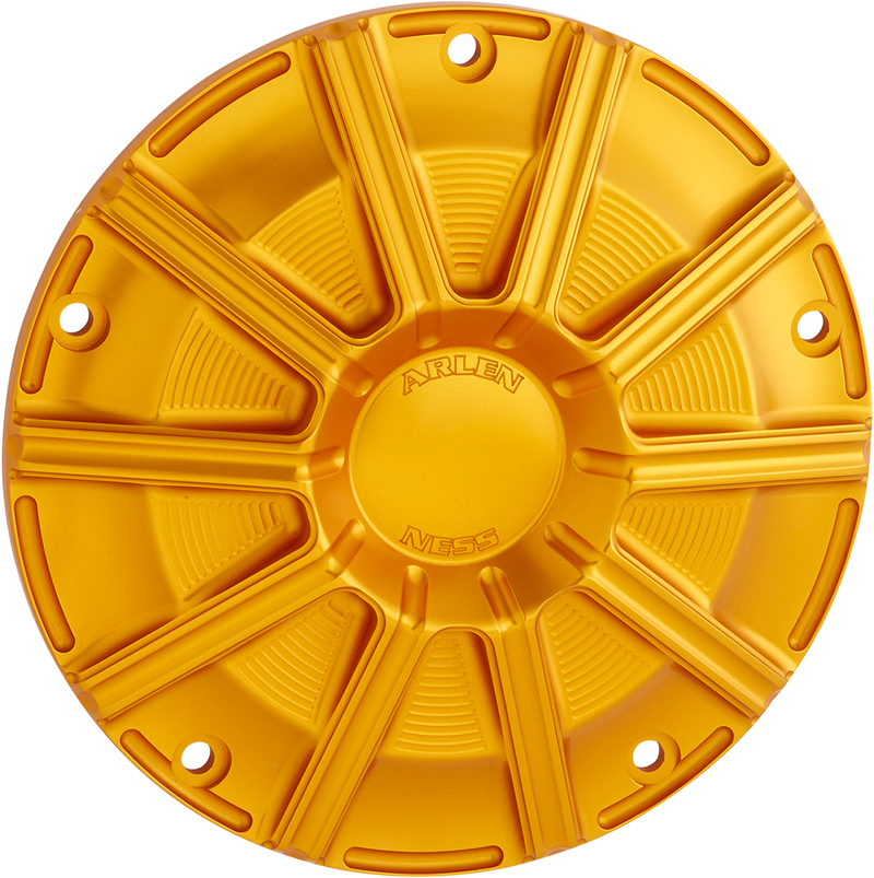 ARLEN NESS 10-Gauge Derby Cover - Gold Anodized - Touring/Trike '15-'24