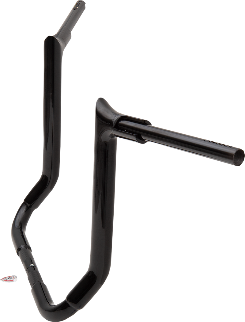FAT BAGGERS INC. 1-1/2" EZ Install Pointed Top Handlebar - 16" - Black 805016-B