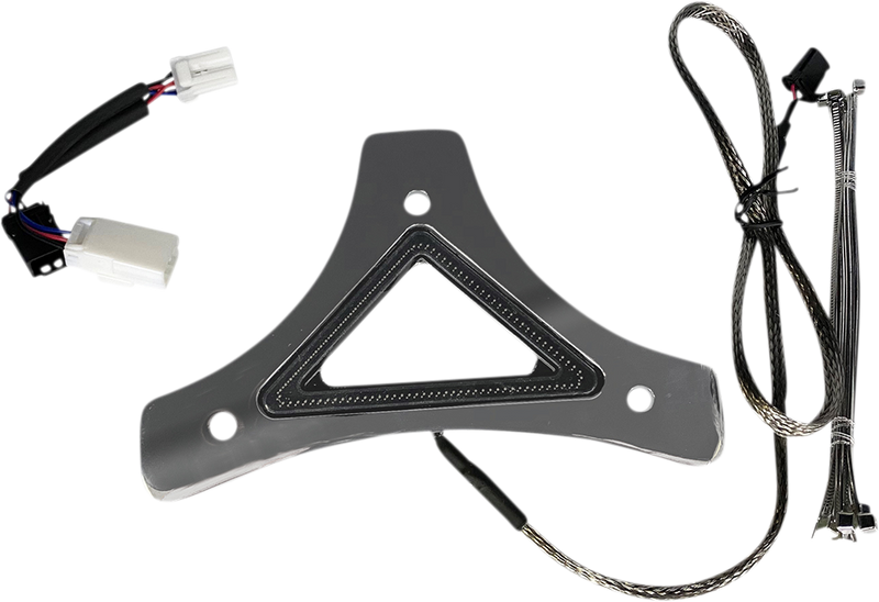 CUSTOM DYNAMICS XL Dual Intensity Run & Brake Backrest LED Light - Chrome