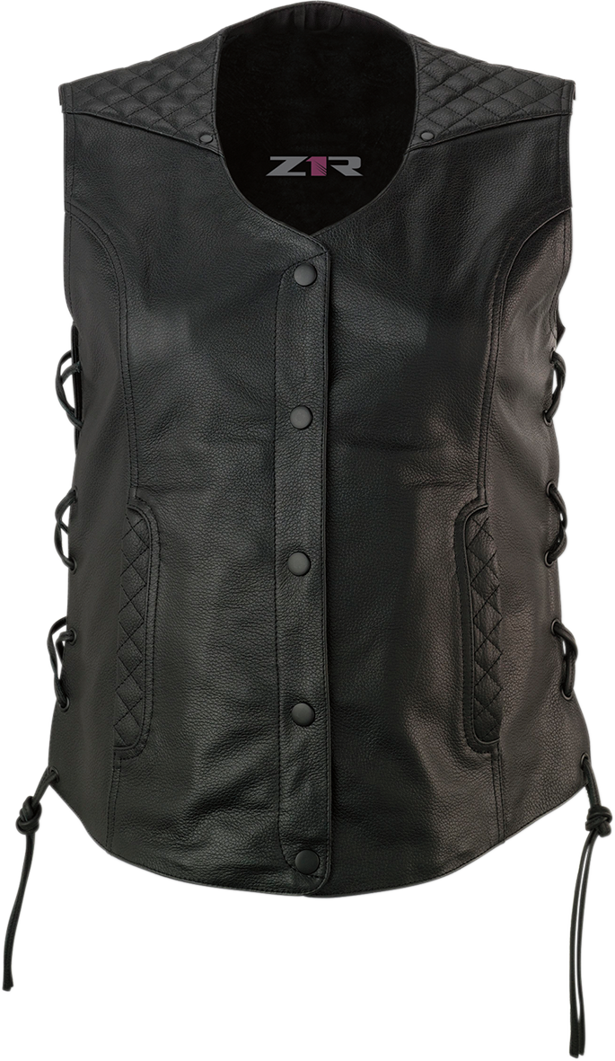 Z1R Women's Gaucha Vest - Black