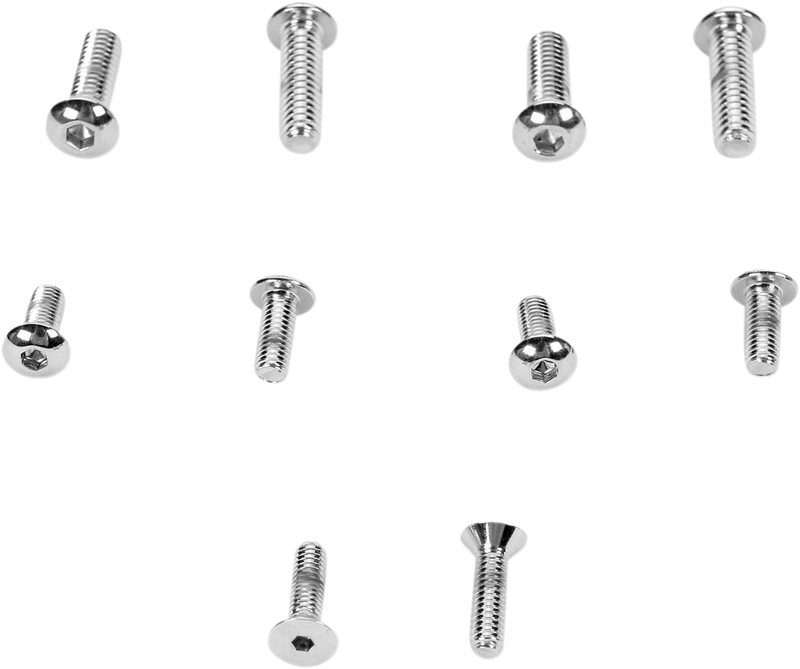 DRAG SPECIALTIES Replacement Socket-Head Lever Mount Master Cylinder Cover Bolt Kit - Chrome