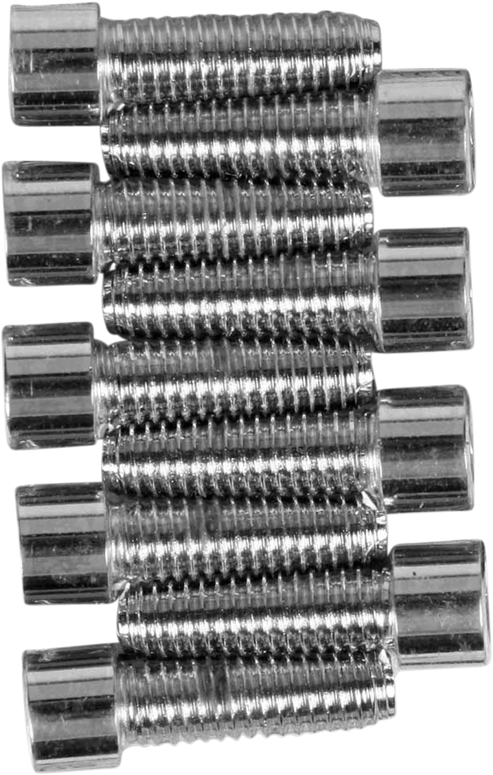 DRAG SPECIALTIES Replacement Smooth Socket-Head Transmission Side Cover Bolt Kit - Chrome - 5-Speed - Big Twin