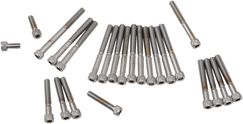 DRAG SPECIALTIES Chrome Camshaft/Primary Cover Socket-Head Bolt Kit
