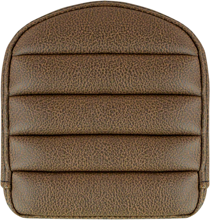 SADDLEMEN Sissy Bar Pad - Tuck-n-Roll - Brown
