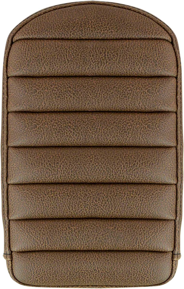 SADDLEMEN Sissy Bar Pad - Tuck-n-Roll - Brown