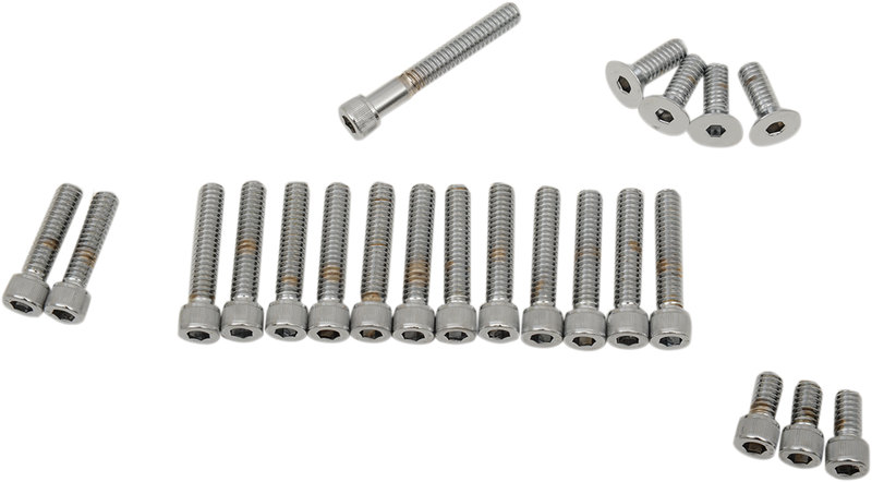 DRAG SPECIALTIES Chrome Side Cover Socket-Head Bolt Kit