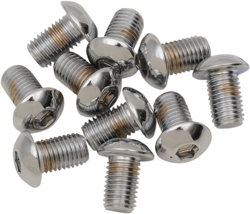 DRAG SPECIALTIES Bolts - Button Head/Replacement - 5/16"-24 x 1/2" - 10 Pack