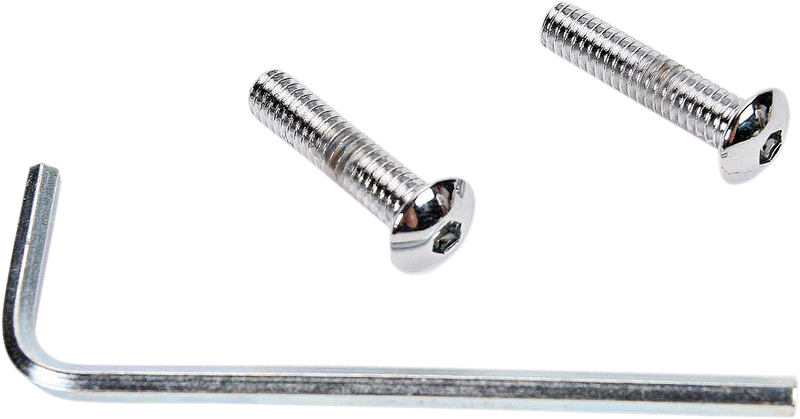 DRAG SPECIALTIES Chrome Button-Head Point Cover Bolt Set