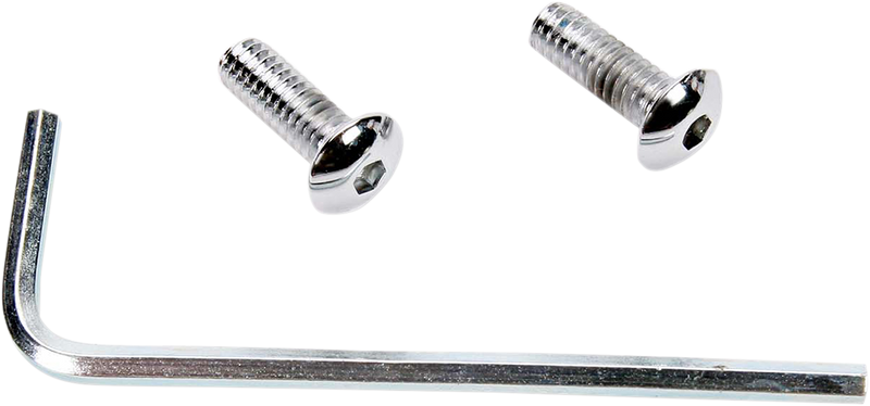 DRAG SPECIALTIES Chrome Button-Head Point Cover Bolt Set