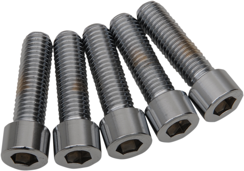 DRAG SPECIALTIES Chrome Replacement Socket-Head Bolts - 1/2"-13 x 2" - 5 Pack